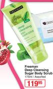Freeman Deep Cleansing Sugar Body Scrub Assorted-175ml