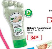 Nature's Nourishment Mint Foot Scrub-180ml