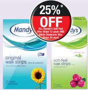 Mandy's Original Wax Strips For Bikini & Underarm 20 Pack