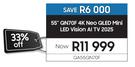 Samsung 55" QN70F 4K Neo QLED Mini LED Vision AI TV 2025 QA55QN70F