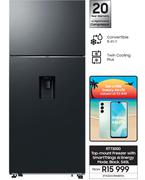 Samsung 540L Top Mount Freezer With Smart Things AI Energy Mode Black RT53DG7B10B1FA