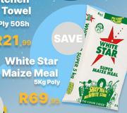 White Star Maize Meal-5Kg Poly