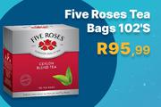 Five Roses Tea Bags-102's