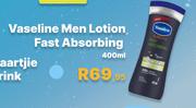 Vaseline Men Lotion Fast Absorbing-400ml