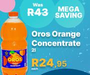 Oros Orange Concentrate-2Ltr