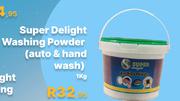 Super Delight Washing Powder (Auto & Hand Wash)-1kg