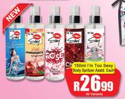 I'm Too Sexy Body Spritzer Assorted-150ml Each