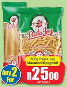 Pasta Joy Macaroni/Spaghetti-For Any 2 x 500g