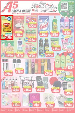 A5 Cash & Carry : Happy Mother's Day (25 April - 12 May 2024), page 1