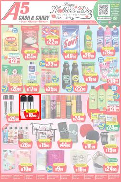A5 Cash & Carry : Happy Mother's Day (25 April - 12 May 2024), page 1
