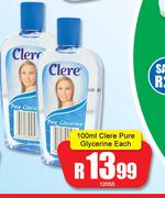 Clere Pure Glycerine-100ml Each