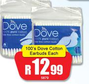 Dove Cotton Earbuds-100's Pack Each