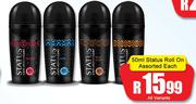 Status Roll On Assorted-50ml Each