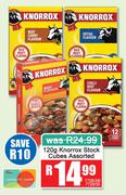 Knorrox Stock Cubes Assorted-120g