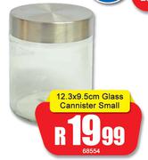 12.3 x 9.5cm Glass Cannister Small