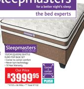 Sleepmasters 152cm (Queen) Seattle Euro Top Base Set
