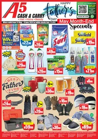 A5 Cash & Carry : May Month-End Specials (24 May - 09 June 2024)