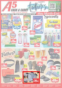 A5 Cash & Carry : May Month-End Specials (24 May - 09 June 2024), page 1