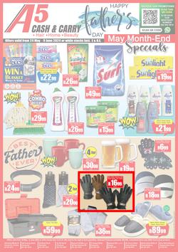 A5 Cash & Carry : May Month-End Specials (24 May - 09 June 2024), page 1