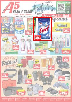 A5 Cash & Carry : May Month-End Specials (24 May - 09 June 2024), page 1