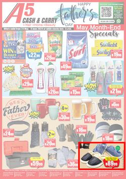A5 Cash & Carry : May Month-End Specials (24 May - 09 June 2024), page 1