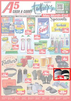 A5 Cash & Carry : May Month-End Specials (24 May - 09 June 2024), page 1