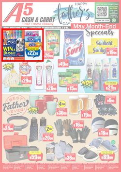 A5 Cash & Carry : May Month-End Specials (24 May - 09 June 2024), page 1