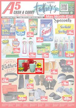 A5 Cash & Carry : May Month-End Specials (24 May - 09 June 2024), page 1