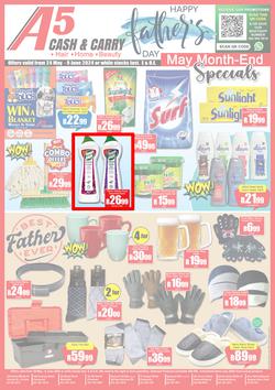 A5 Cash & Carry : May Month-End Specials (24 May - 09 June 2024), page 1