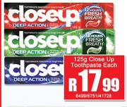 Close Up Toothpaste-125g Each