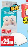 320 Sheets Sunfree 4 Ply Tissue