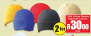 Thick Winter Beanie Assorted Colours-For 2