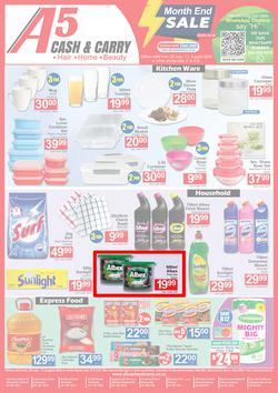 A5 Cash & Carry : Month End Sale (25 July - 11 August 2024), page 1