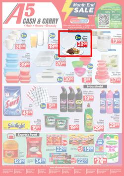 A5 Cash & Carry : Month End Sale (25 July - 11 August 2024), page 1