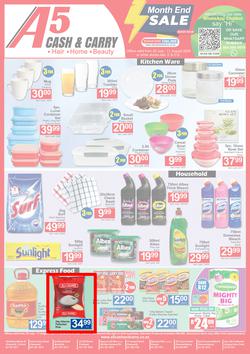 A5 Cash & Carry : Month End Sale (25 July - 11 August 2024), page 1