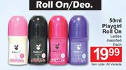 Playgirl Roll On Ladies Assorted-50ml Each