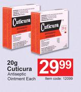 Cuticura Antiseptic Ointment-20g Each
