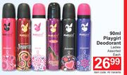 Playgirl Deodorant Ladies Assorted-90ml Each