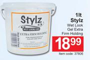 Stylz Wet Look Gel Extra Firm Holding-1Ltr