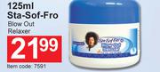 Sta-Sof-Fro Blow Out Relaxer