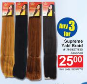 Supreme Yaki Braid-For Any 3