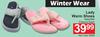 Lady Warm Shoes Assorted Colours-Each