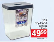 Nu Ware Dry Food Storer Plastic-10L