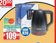 Ailyons 2.2L Cordless Kettle