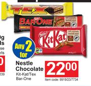 Nestle Chocolate Kit Kat/Tex Barone-For Any 2