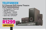 Telefunken 5.1 Channel DVD Home Theatre THT-6000HDMIA