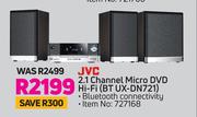 JVC 2.1 Channel Micro DVD HiFi BT UX-DN721