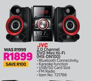 JVC 2.0 Channel DVD Mini HiFi MX-DN100