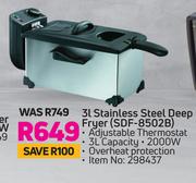 Sunbeam 3L Stainless Steel Deep Fryer SDF-8502B