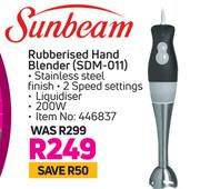 Sunbeam Rubberised Hand Blender SDM-011